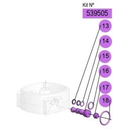 SAMOA REPUESTOS PM 35/60 KIT CORREDERA + JUNTAS 539505