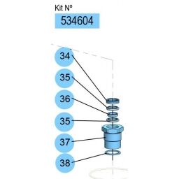 SAMOA REPUESTOS PM 35/60 KIT PORTA JUNTAS 534604