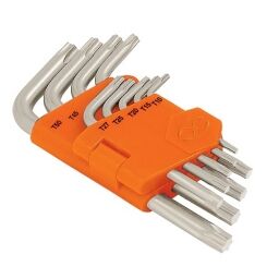 LLAVE TORX-TRUPER JUEGO T10 A T 50 TIPO ESTUCHE TORX9