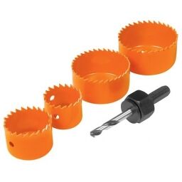 SIERRA COPA P/MADERA JUEGO TRUPER 1.1/4A 2. 1/8  KIT-5