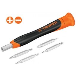 DESTORNILLADOR-TRUPER JUEGO 8 PUNTA JOYERO Y MANGO JOY 8