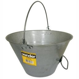 BALDE DE METAL METALICO P/CONCRETO 10LT