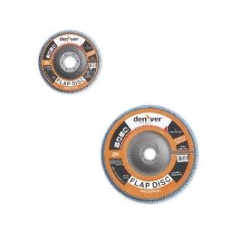 DISCO FLAP ACERO INOX. Y METAL 4'12 -OX.ZIRCONIO DENVER 40