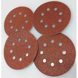 DISCO DE LIJA P/LIJADORA NEUM. 5' GRANO 60 CON VELCRO