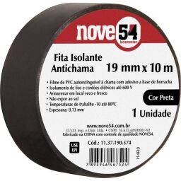 CINTA AISLADORA NOVE 54 NEGRA 10 MTS