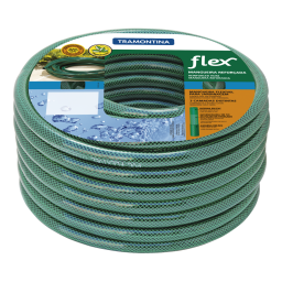 CANO PLASTICO DE RIEGO IMPORT. TRAMONTINA 1- 12 ROLLO 10M