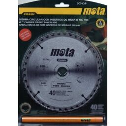 SIERRA P/MADERA C/WIDIA 7 1/4 X 40D P/ARGENTEC